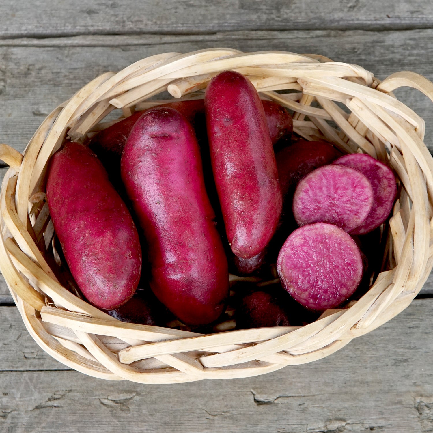 strawberry paw seed potatoes Raspberry Seed Potatoes - Red Skin and Red Flesh