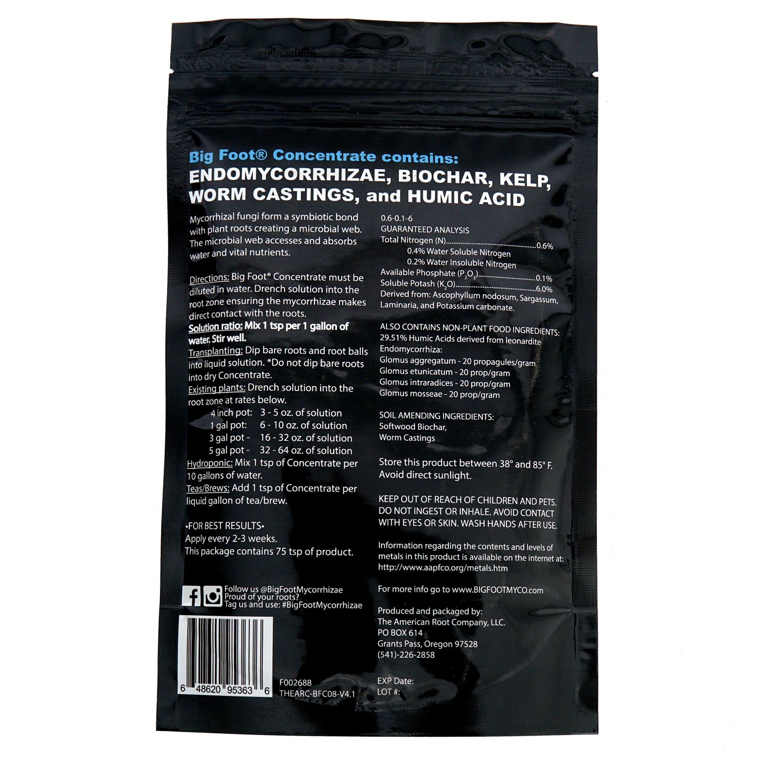 Territorial Seed Company Big Foot Mycorrhizae - Thumbnail 2