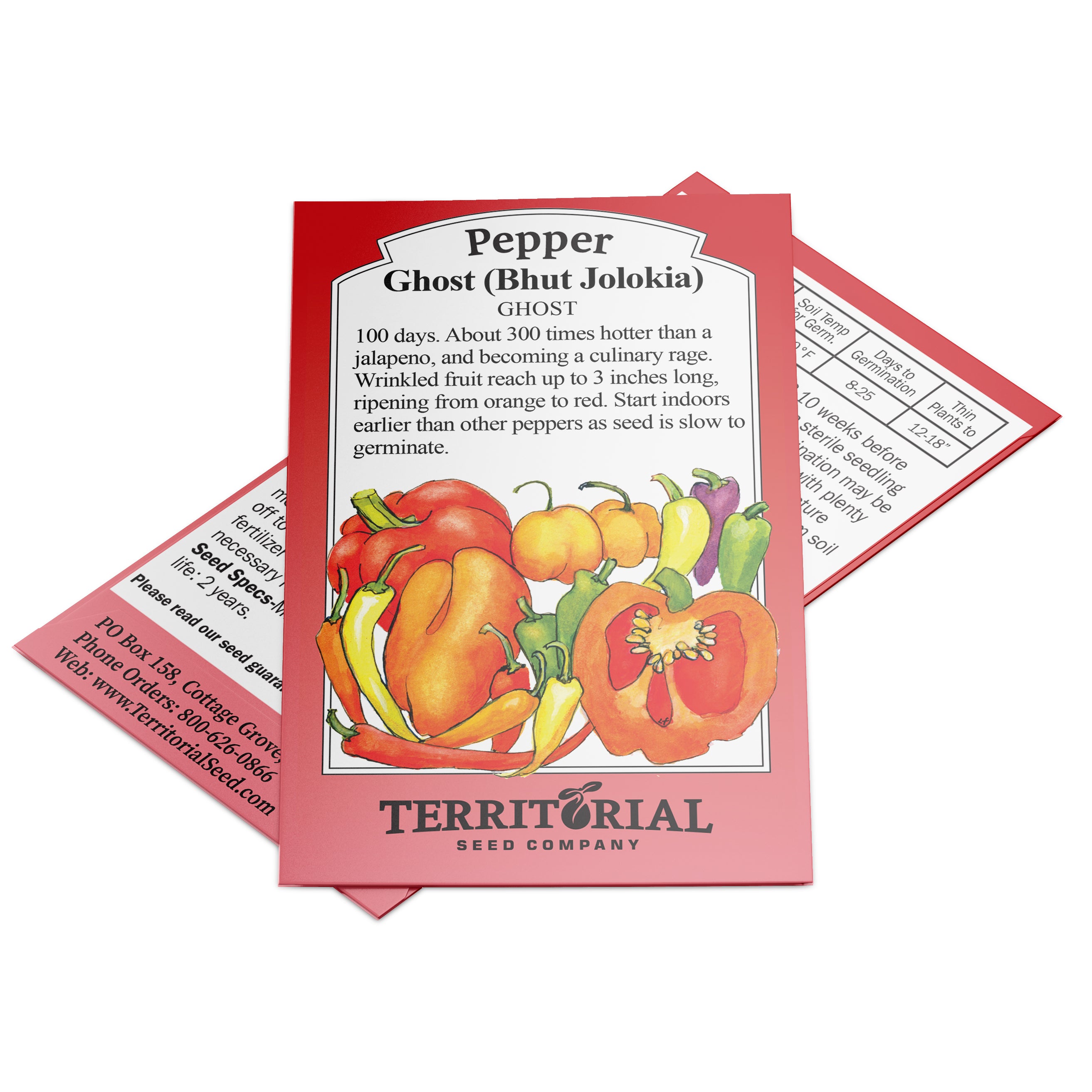 Territorial Seed Company Ghost Pepper - Thumbnail 2
