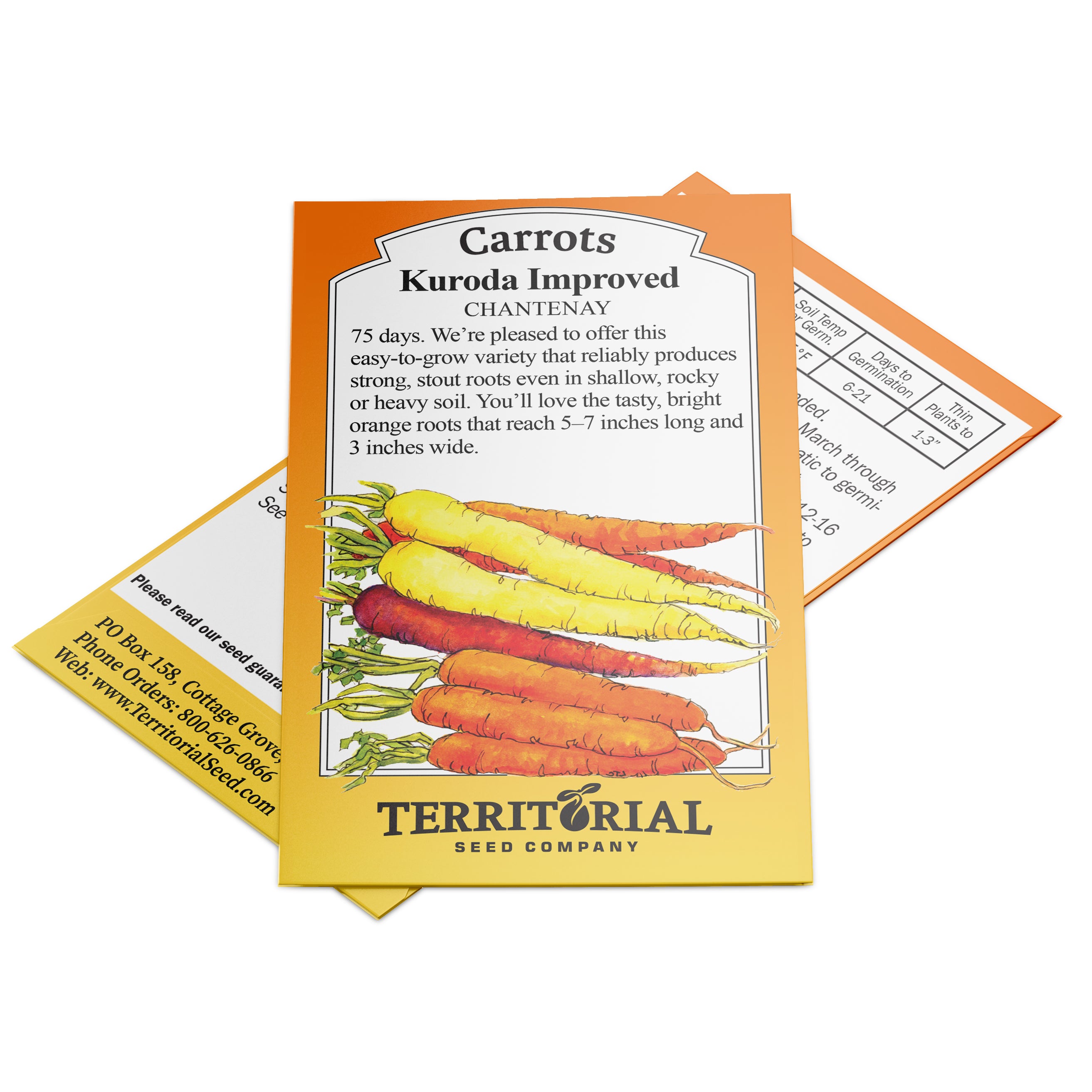 Territorial Seed Company Kuroda Improved Carrot